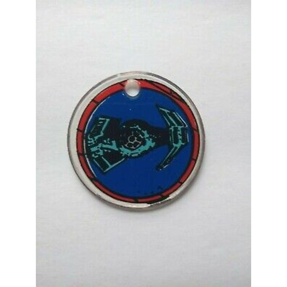 Data East Star Wars Pinball Keychain Original Promo Plastic Space Ship Sci-Fi